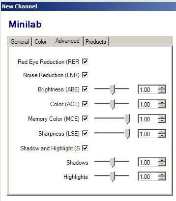 Advanced Tab