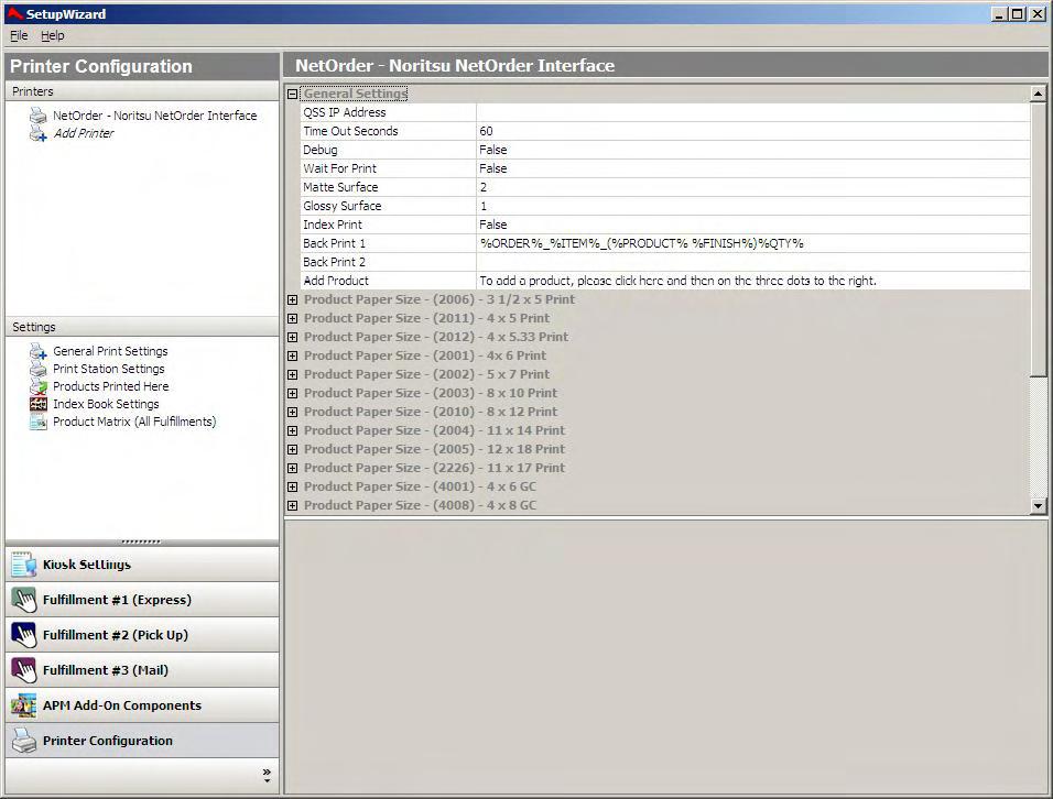Net Order SW