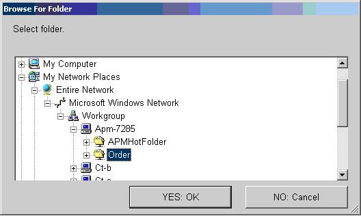 Browse Folder