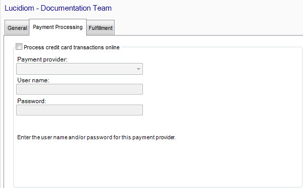 Payment Processing