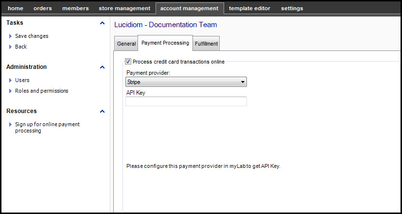 acc Mgmt Payment Processing