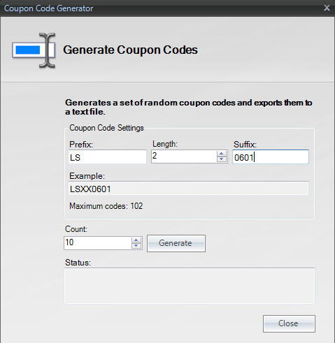 Generate Codes