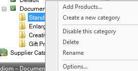 Category Options