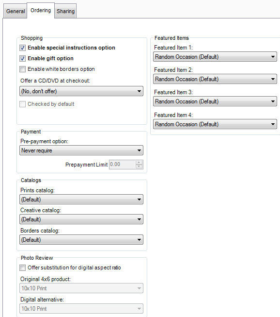 Application Ordering