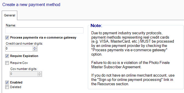 Payment Method